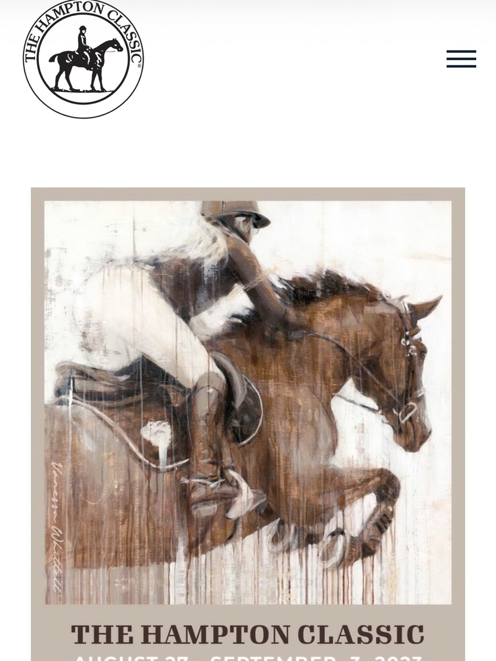 Hampton classics poster- New
